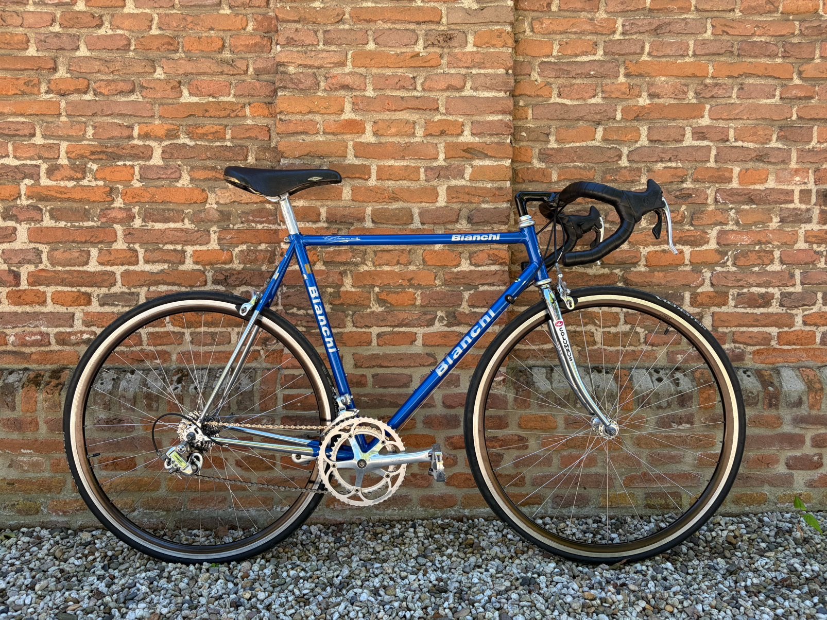 Bianchi racefiets - Staal - Campagnolo, Fietsen en Brommers, Fietsen | Racefietsen, Zo goed als nieuw, 53 tot 57 cm, Ophalen, Overige merken