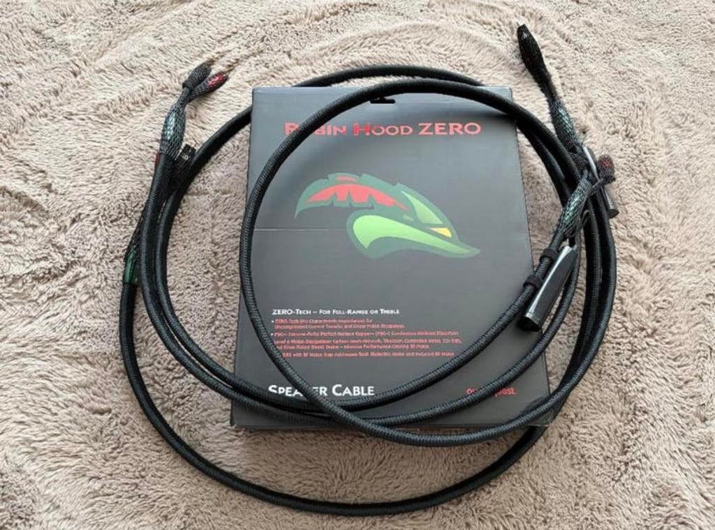 Audioquest Robin Hood 2.5m, Audio, Tv en Foto, Audiokabels en Televisiekabels, Zo goed als nieuw, Luidsprekerkabel, Minder dan 2 meter