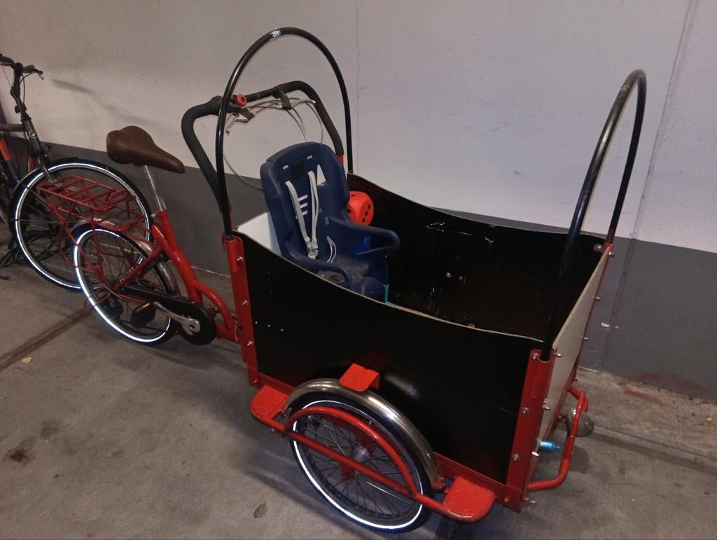 Bakfiets met kinderzitje - nieuwe bak - 5 versnellingen, Ophalen, Gebruikt, 1 kind, Overige merken