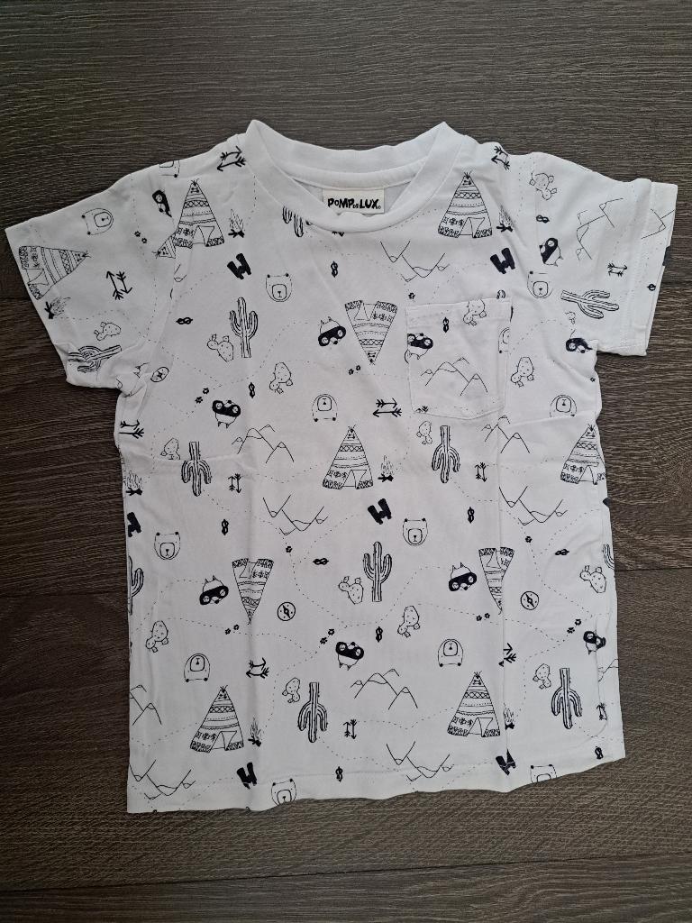 Jongens Shirt Pomp de Lux  - 98  jusa17, Ophalen of Verzenden, Zo goed als nieuw, Shirt of Longsleeve, Pomp de Lux