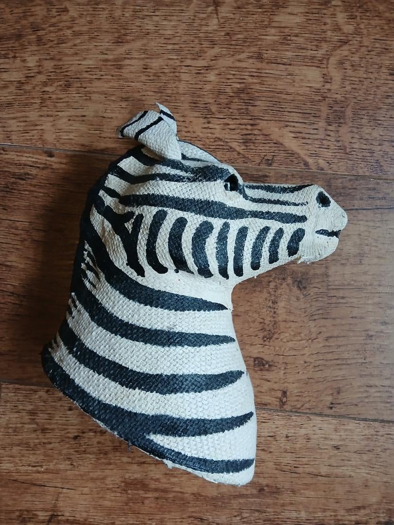Zebra wanddecoratie - lichtgewicht materiaal, Ophalen of Verzenden
