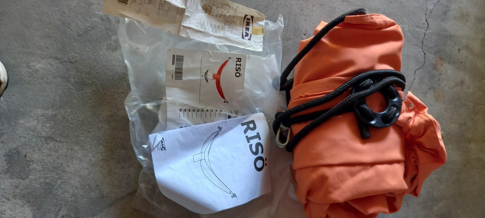 Nieuwe IKEA RISO hangmat - perfect voor ontspanning, Ophalen, Nieuw, Eenpersoons, Binnen
