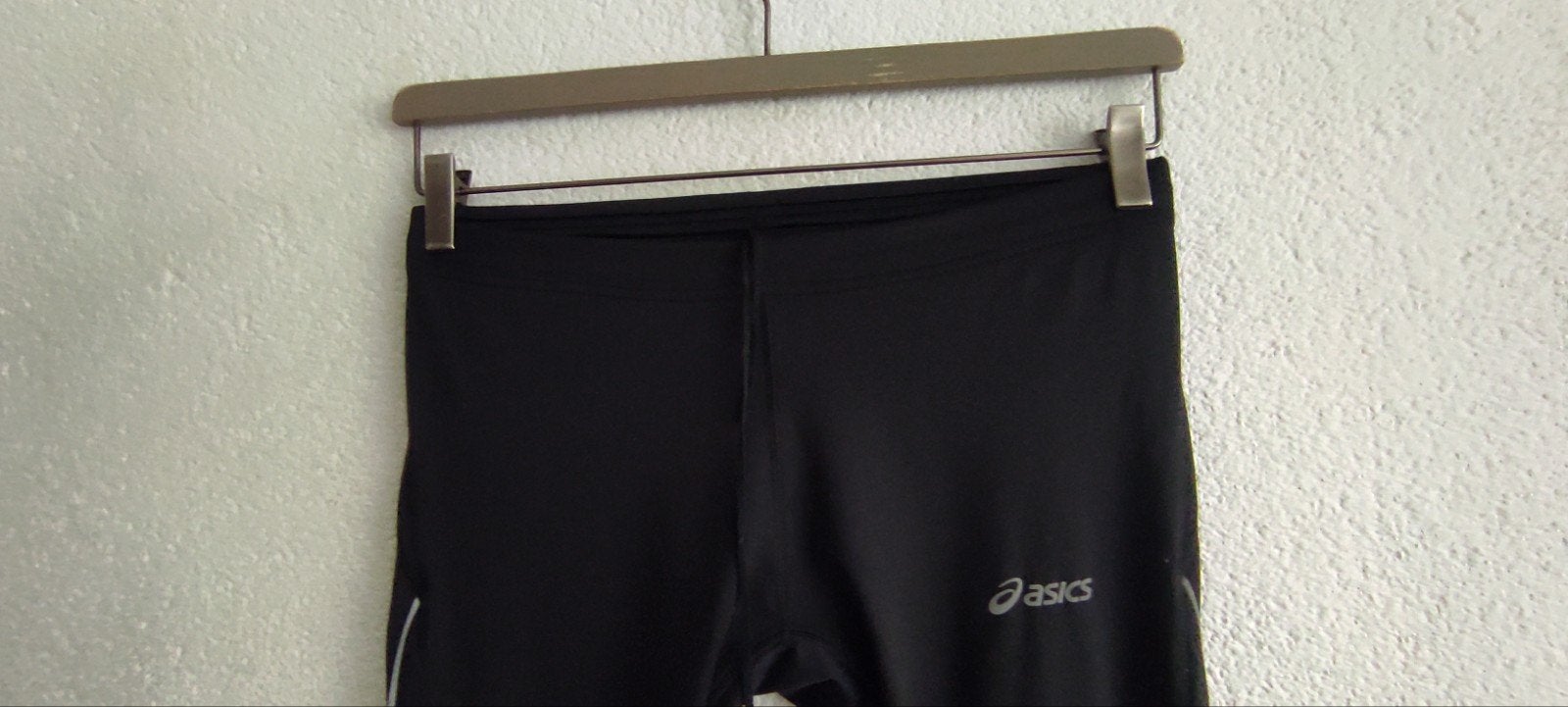 Asics hardloopbroek maat M, Ophalen of Verzenden, Gedragen, Zwart, Hardlopen of Fietsen