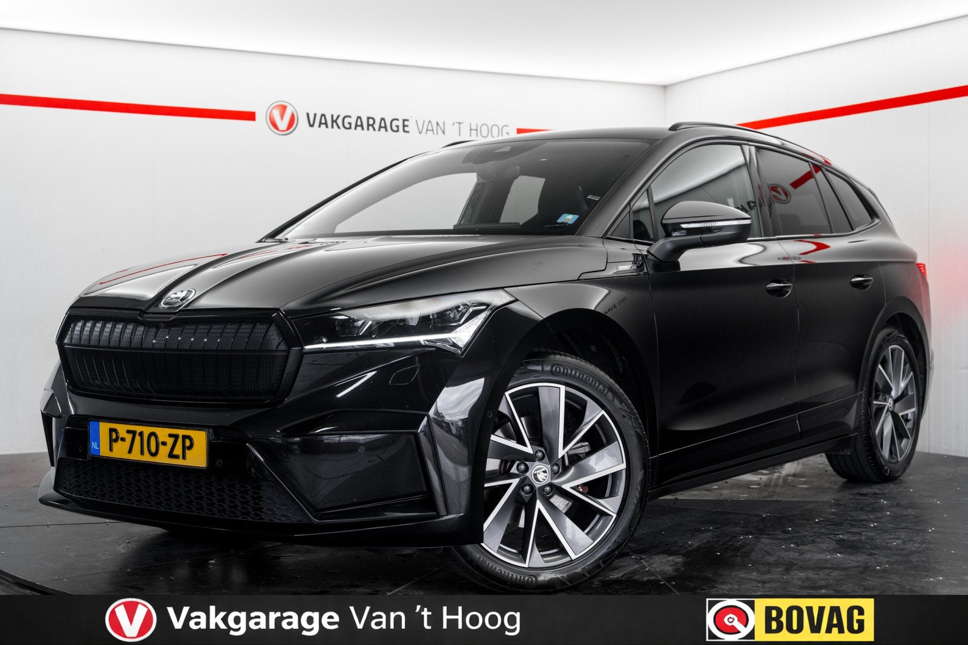 Skoda Enyaq iV 60 Sportline | Trekhaak | Camera | SOH 91%, Auto's, Automaat, Gebruikt, 110 €/maand, 179 pk