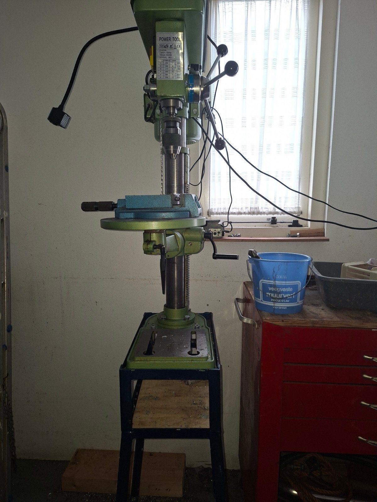 Kolomboormachine Power Tool ZJ4116 - 550W, Ophalen, Gebruikt, 600 watt of meer, Kolomboormachine