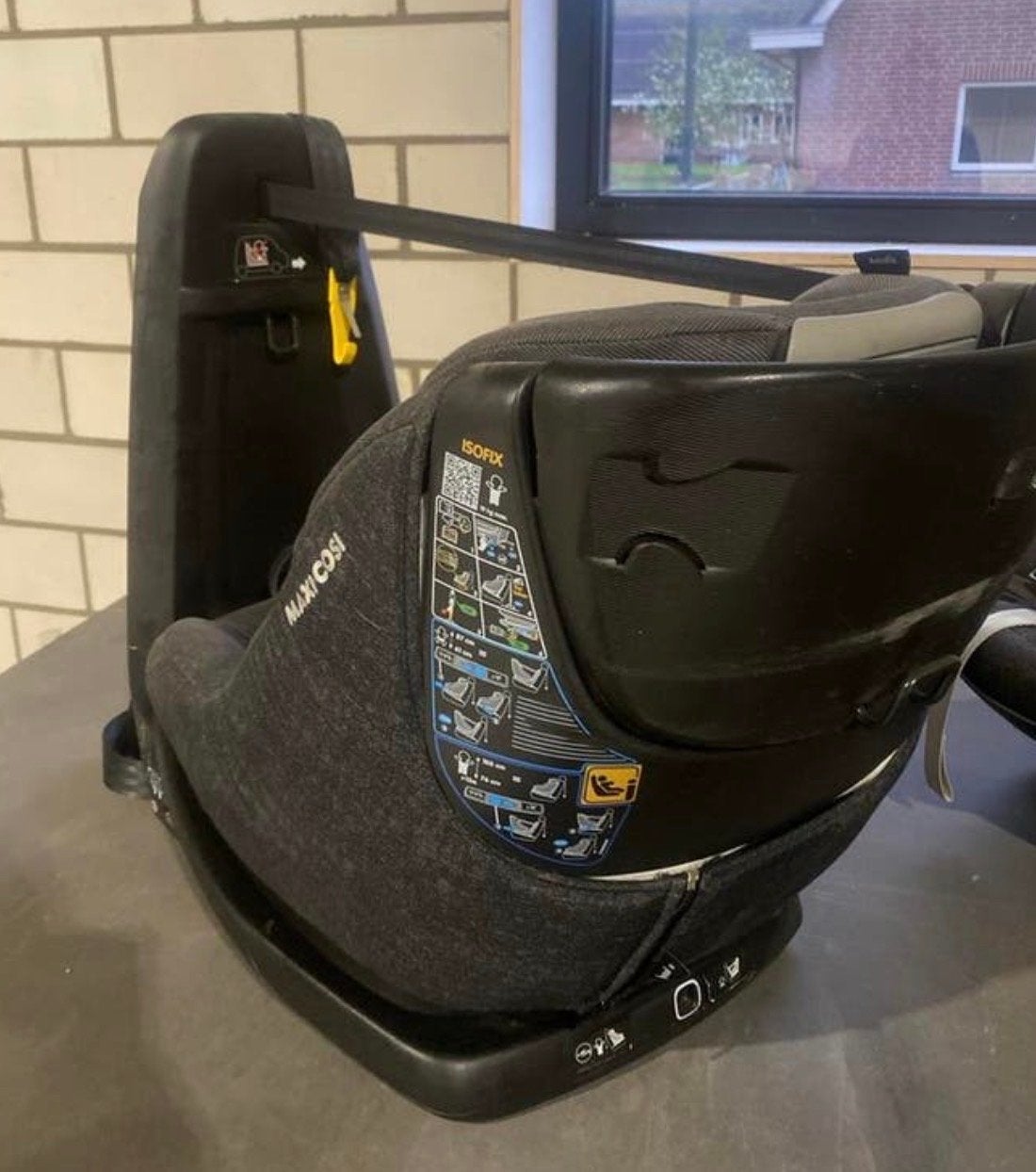 Te koop Maxi-Cosi AxissFix Nomad Black Isofix autostoel, Kinderen en Baby's, Autostoeltjes, Ophalen, 0 t/m 18 kg, Verstelbare rugleuning