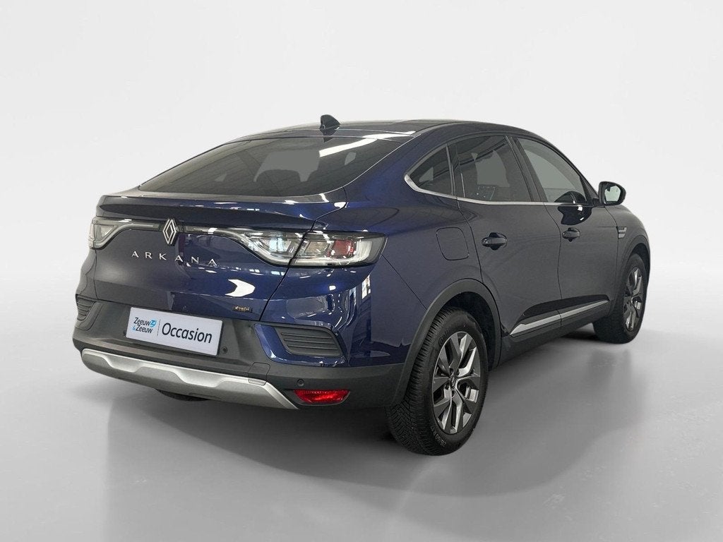 Renault Arkana 1.6 E-Tech full hybrid 145 techno AUTOMAAT NA, Auto's, Renault, Gebruikt, Euro 6, Blauw, Leder en Stof