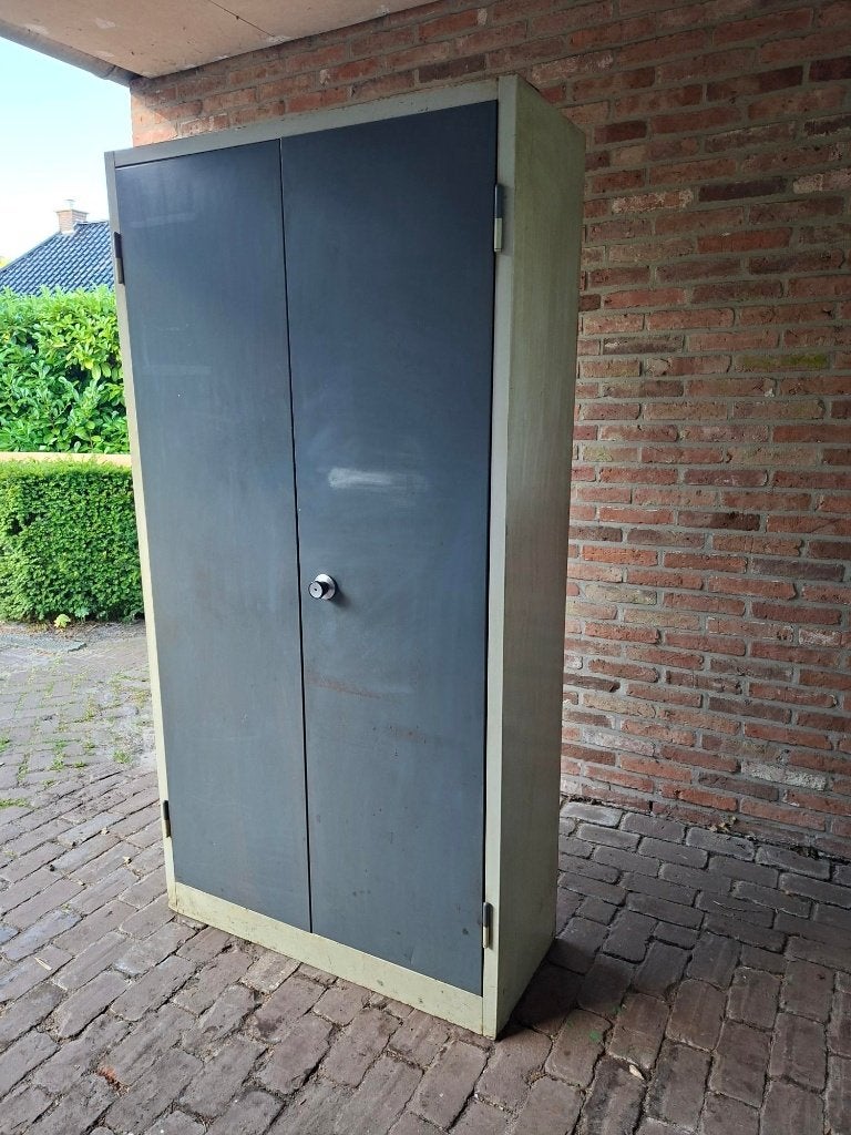 Degelijke metalen archiefkast, werkplaatskast, stellingkast!, Ophalen, Gebruikt, 50 tot 100 cm, 150 tot 200 cm