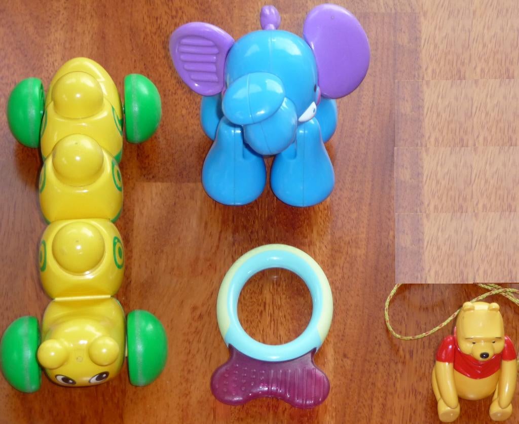 Fisher Price Olifant, Lego Rups, Avent bijtring en Winnie de, Ophalen of Verzenden, Gebruikt, Overige typen