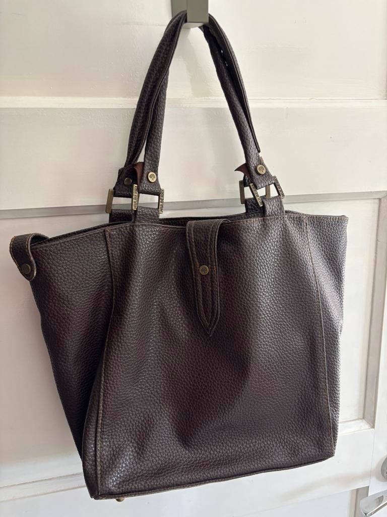 Mulberry leren tas., Ophalen of Verzenden, Gebruikt, Bruin, Shopper