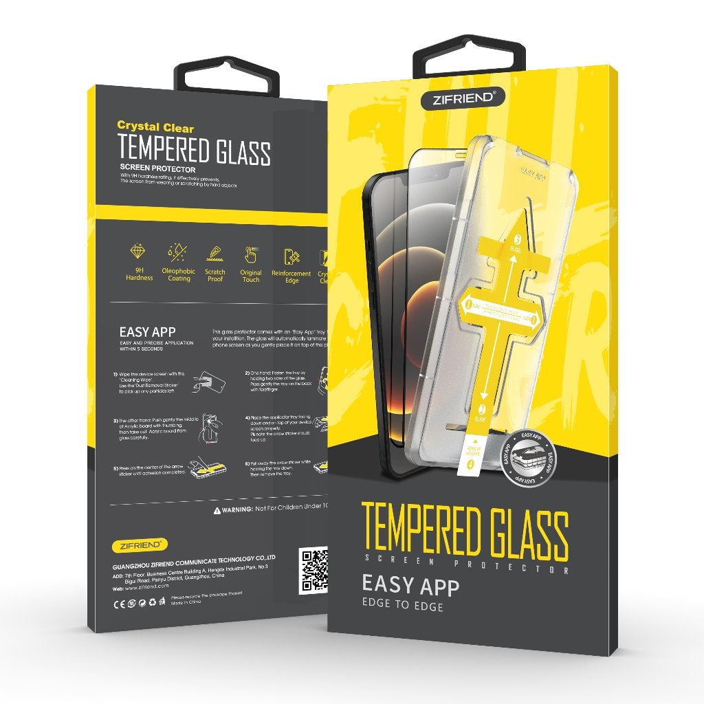 Foto 11 van iPhone 13 mini -Premium Glas Screenprotector met Applicator