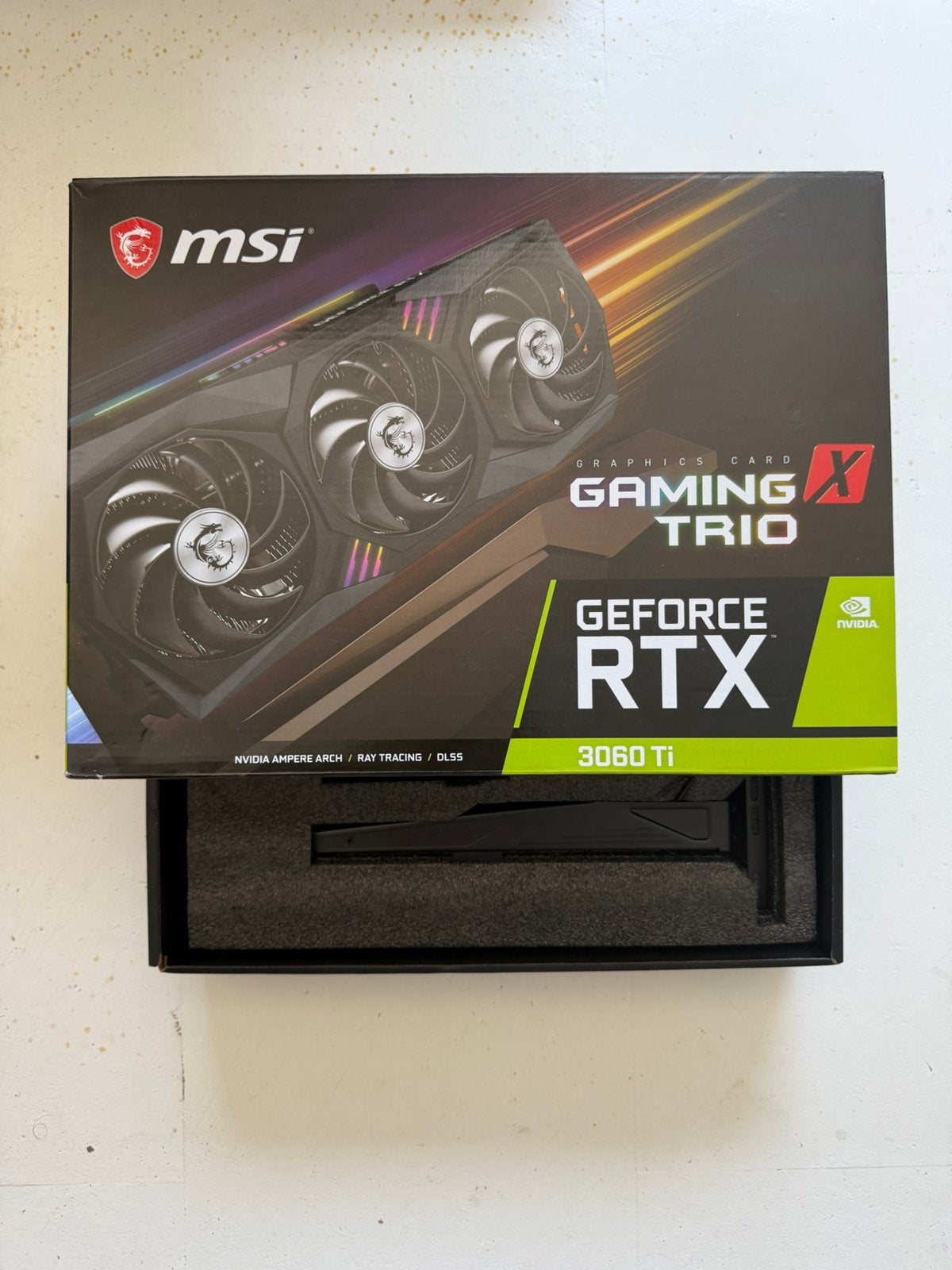 MSI GeForce RTX 3060 Ti Gaming X Trio8GB, Ophalen, Zo goed als nieuw, GDDR6, PCI-Express 4