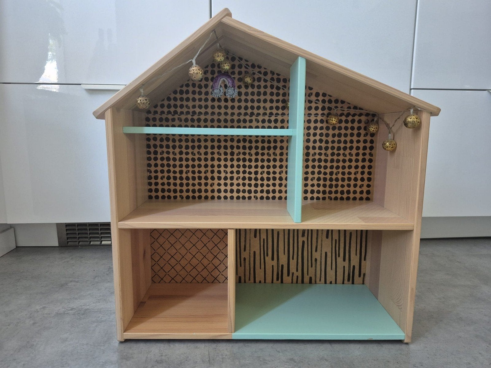 Houten poppenhuis Ikea, Ophalen, Zo goed als nieuw, Poppenhuis