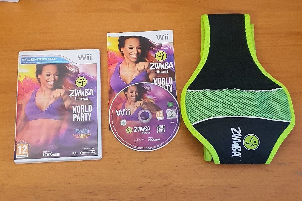 Wii Zumba Fitness World Party Incl. Belt, Spelcomputers en Games, Games | Nintendo Wii, Gebruikt, Ophalen of Verzenden, Sport