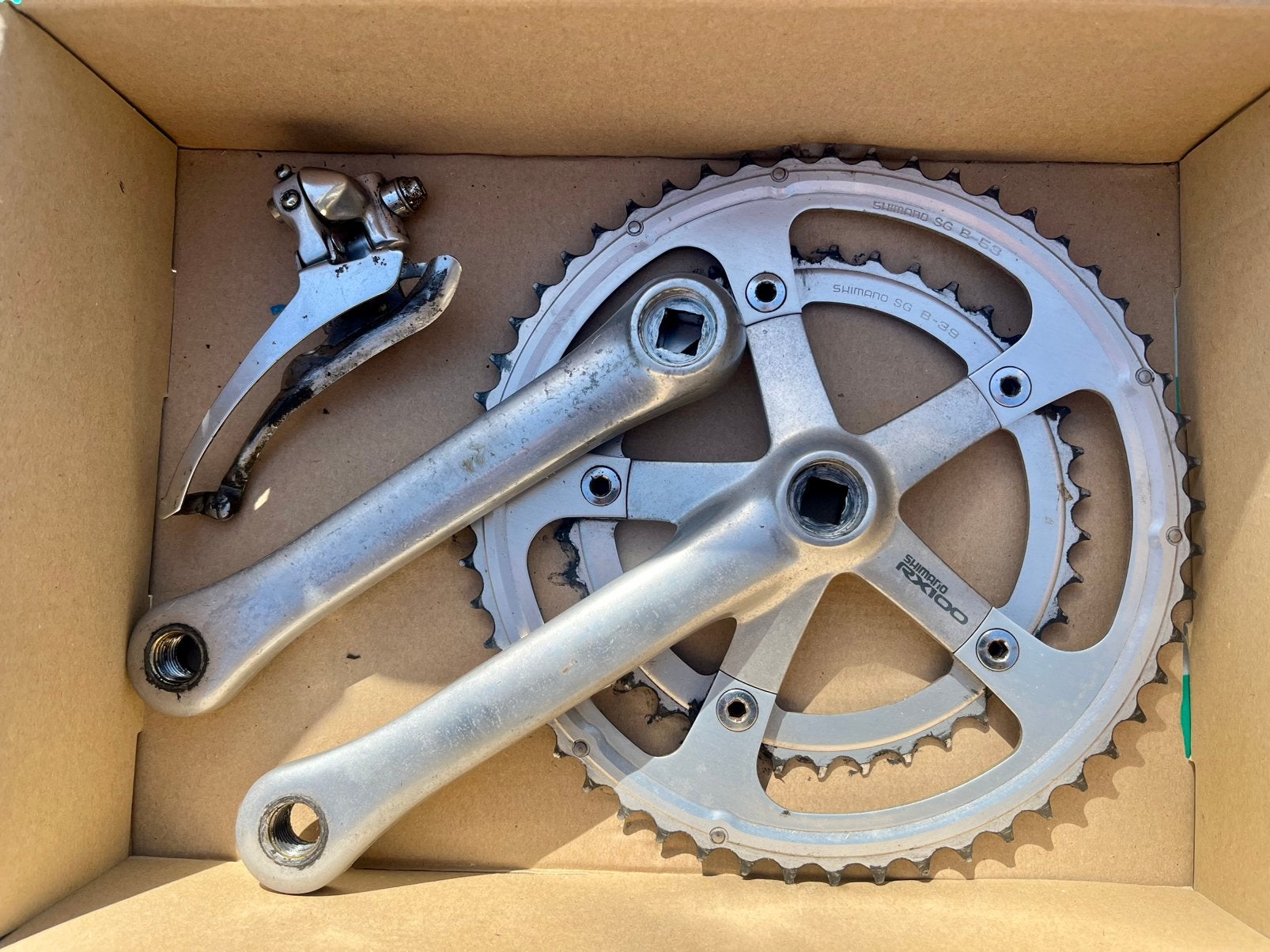 Shimano RX100 groepset, Fietsen en Brommers, Ophalen of Verzenden, Gebruikt