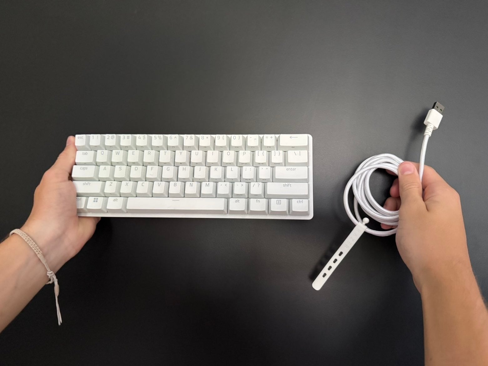 Razer Huntsman Mini Pro Wit met Rode Switches, Gaming toetsenbord, Ophalen of Verzenden, Zo goed als nieuw, Qwerty