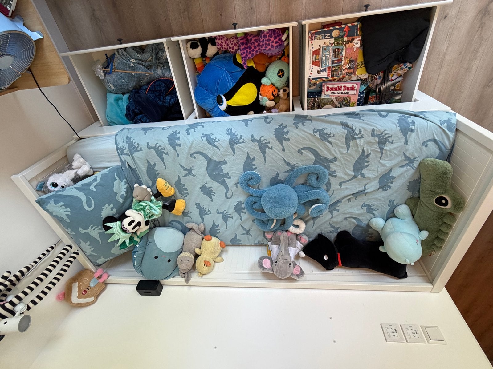 IKEA Hemnes bedbank met 3 lades,lattenbodem en 2 matrassen, Kinderen en Baby's, Kinderkamer | Bedden, Ophalen, 85 tot 100 cm, Gebruikt