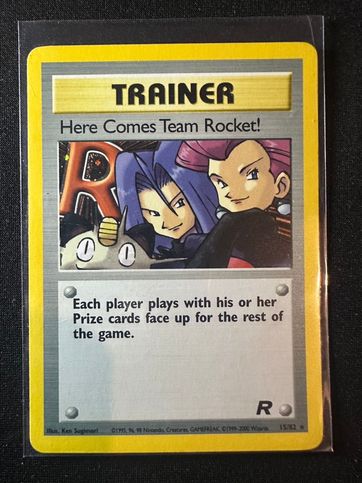 Here Comes Team Rocket! Holo - Pokemon Rocket Set- EXC/NM, Hobby en Vrije tijd, Verzamelkaartspellen | Pokémon, Ophalen of Verzenden