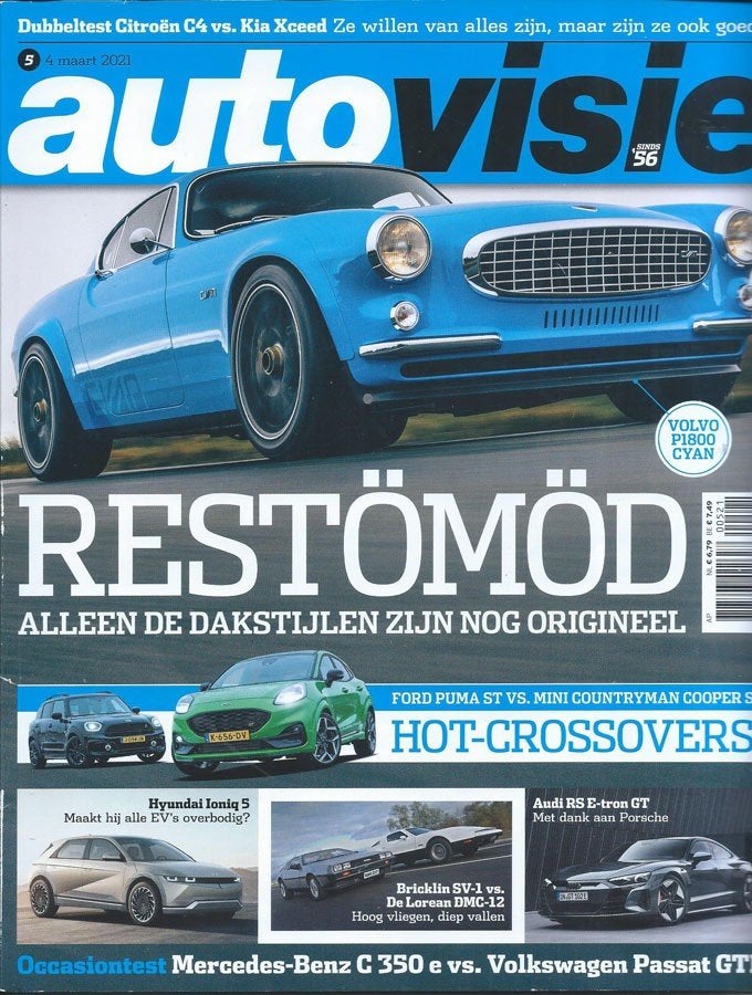Autovisie 5 2021 : Bricklin SV1 - De Delorean DMC-12 - Volvo, Ophalen of Verzenden, Gelezen, Algemeen