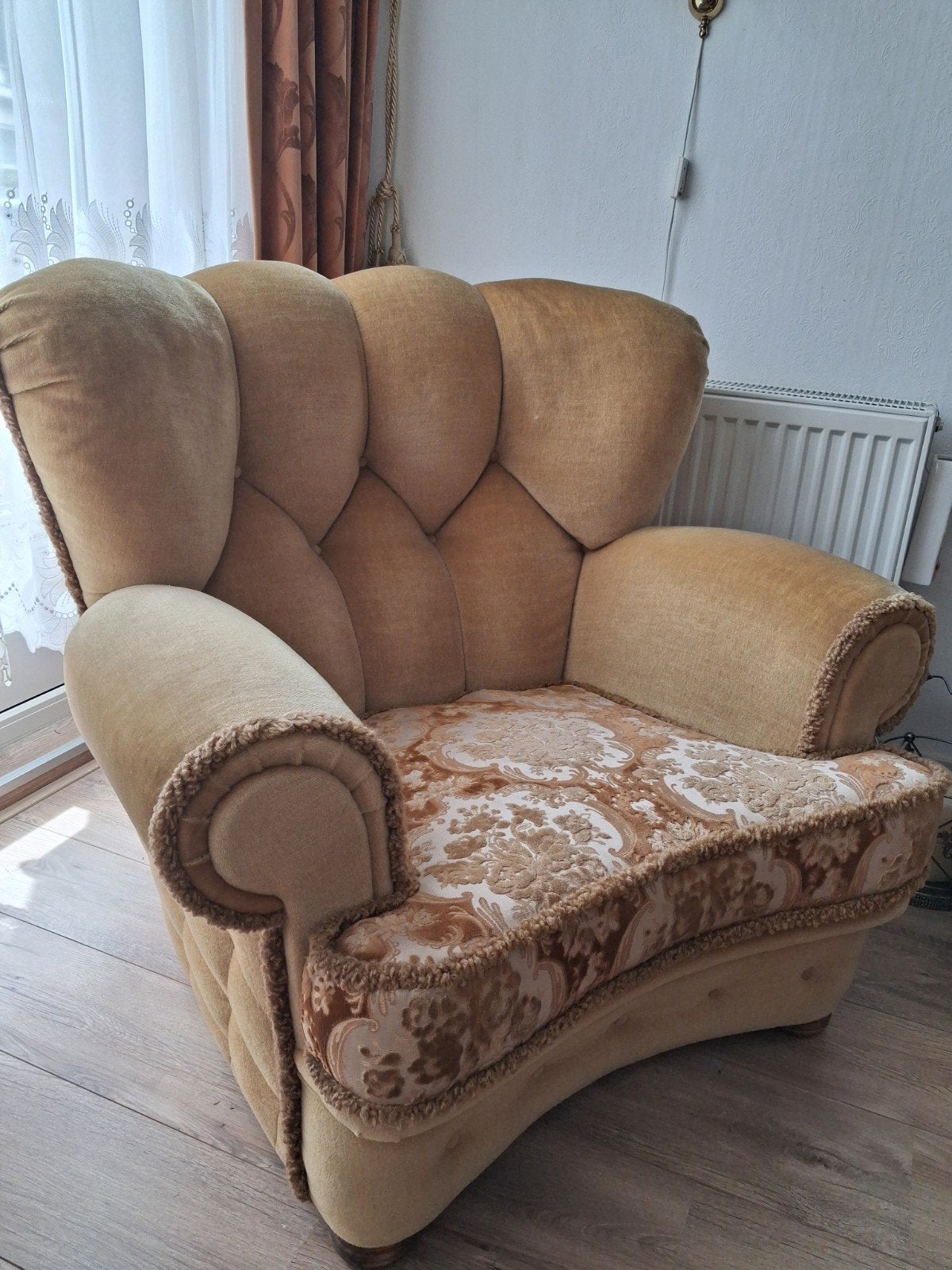 Barok /Antiek/Bankstel/Fauteuil/Bank, Ophalen, Overige materialen, Gebruikt, C