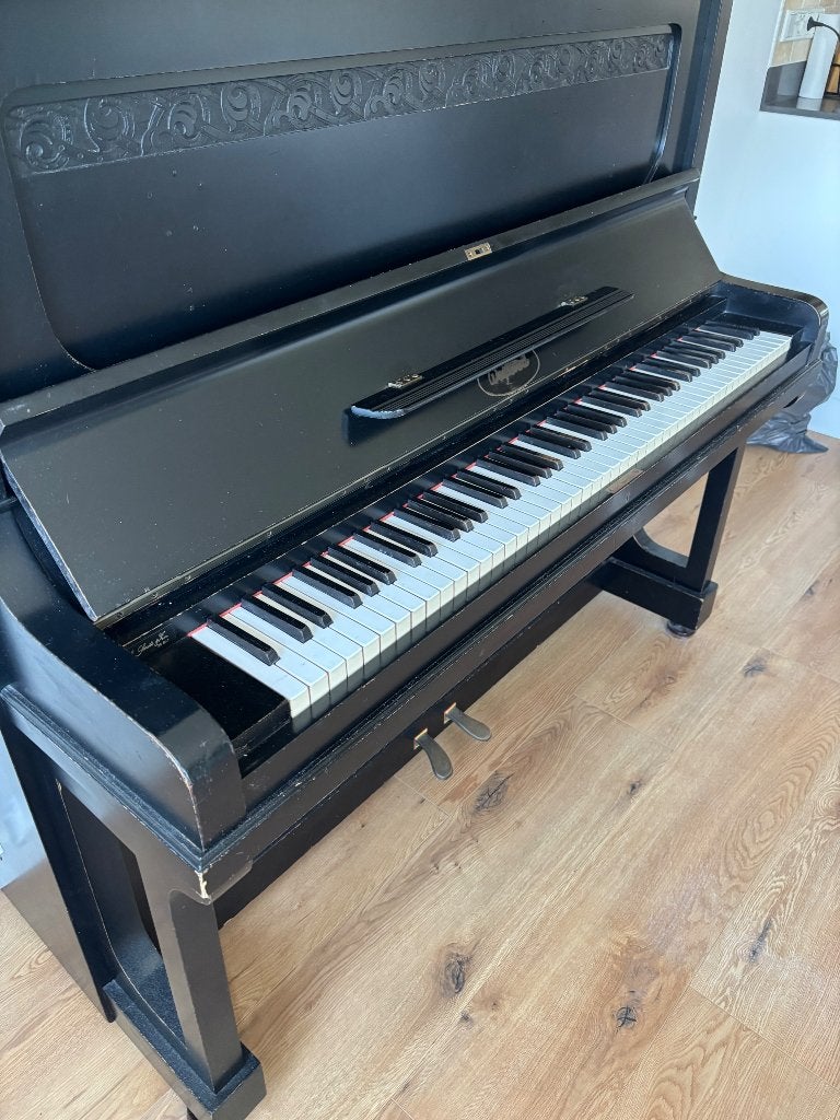 Piano, Muziek en Instrumenten, Piano's, Ophalen, Gebruikt, Zwart, Piano