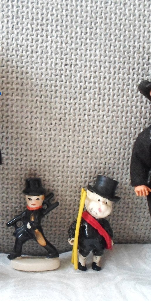 1 Schoorsteenveger popje + 1 porseleinen schoorsteenveger., Ophalen of Verzenden, Zo goed als nieuw, Pop
