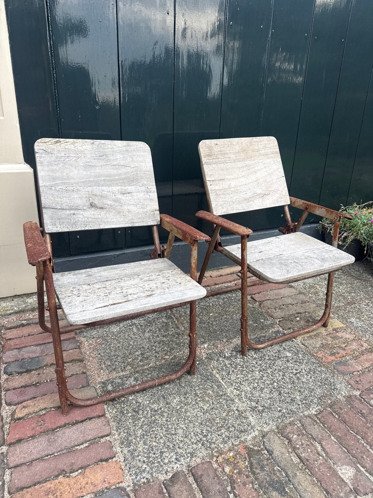 Vintage kinderstoeltjes - set van 2, Ophalen, Gebruikt, Twee, Overige kleuren