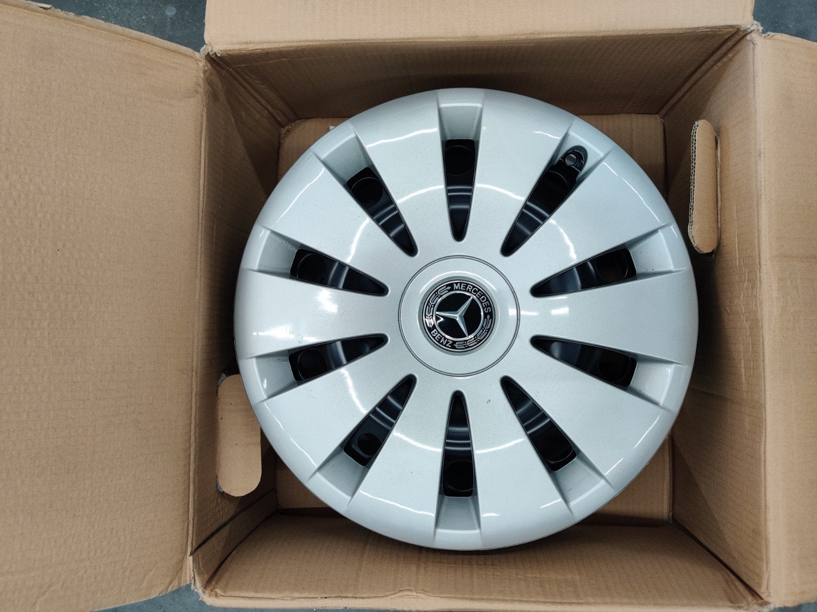 6½ 2J x 17" H2 et 44 5x112 66.6mm (W246+W177)+wieldop, Auto diversen, Wieldoppen, Ophalen, Zo goed als nieuw