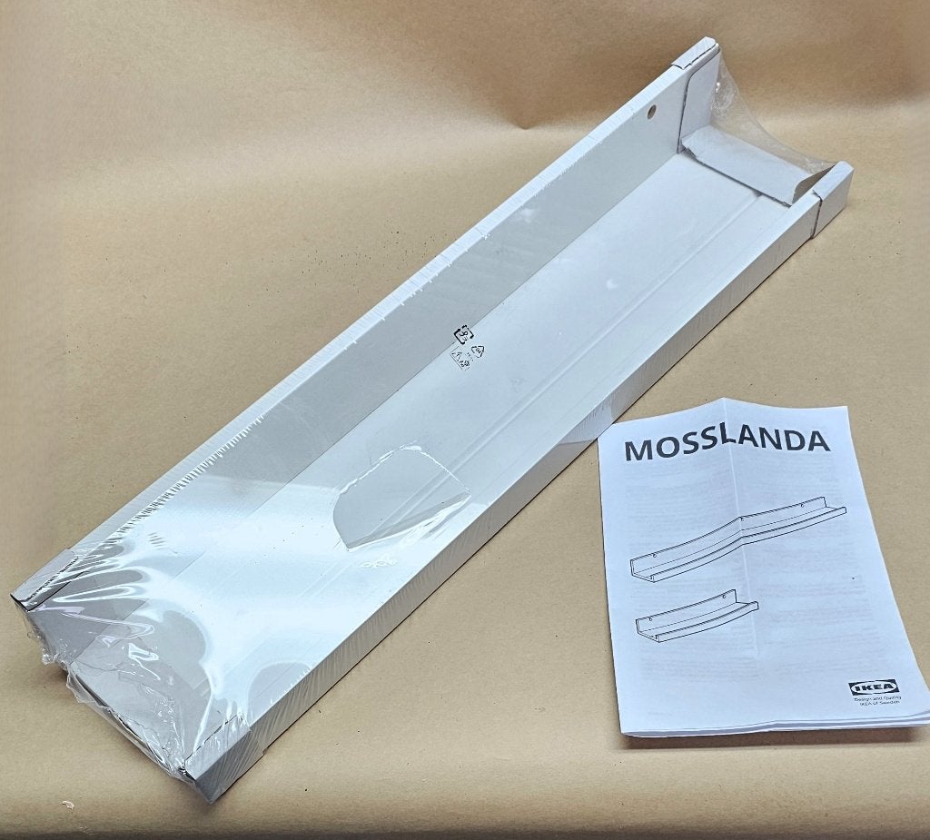 IKEA MOSSLANDA fotoplank wit 55 cm – 2 stuks nieuw verpakt, Ophalen of Verzenden, Nieuw