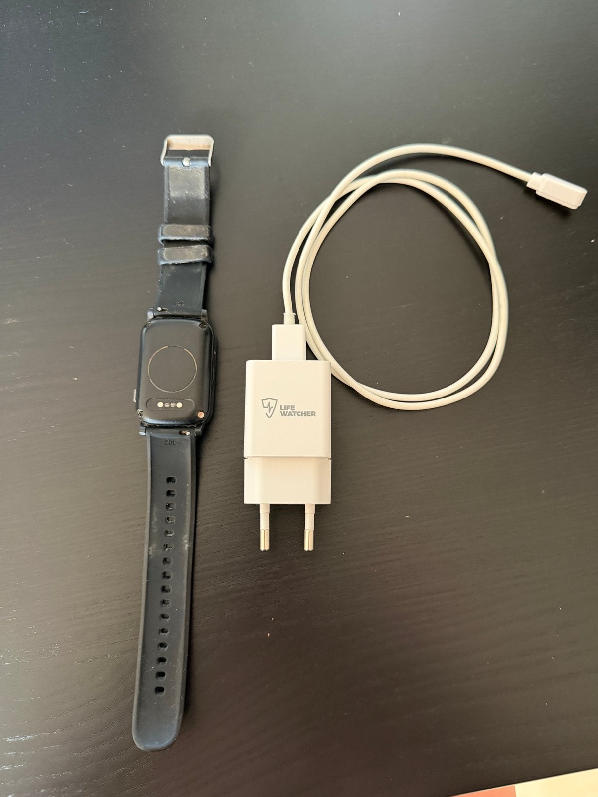 LifeWatcher Senior 4G GPS Horloge, Gebruikt, Zwart, Ophalen of Verzenden, GPS