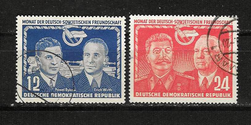 DDR 296-297, Ophalen of Verzenden, DDR, Gestempeld