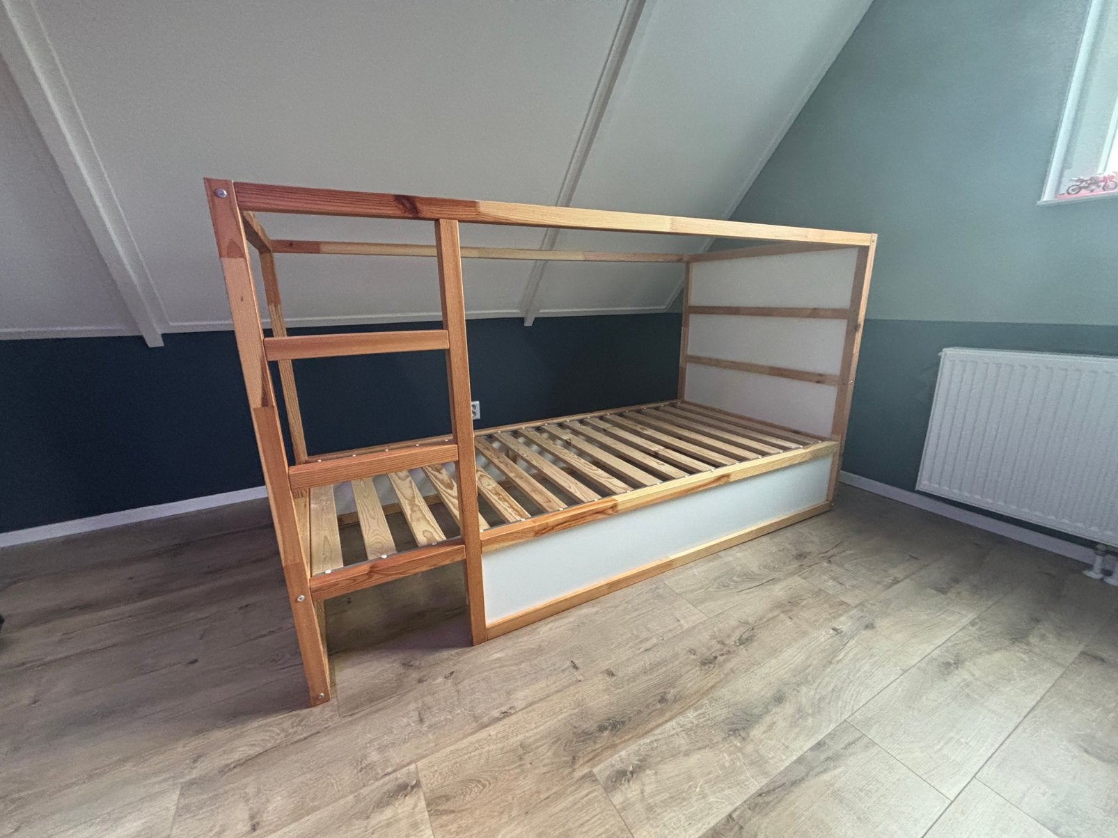 Ikea Kura 90 x 200, Ophalen of Verzenden, Zo goed als nieuw, Hoogslaper