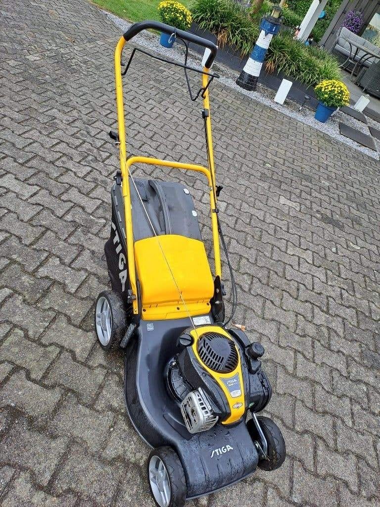 Stiga Combi 48 S B Motormaaier, Tuin en Terras, Ophalen, Cirkelmaaier, Gebruikt, Mulchfunctie