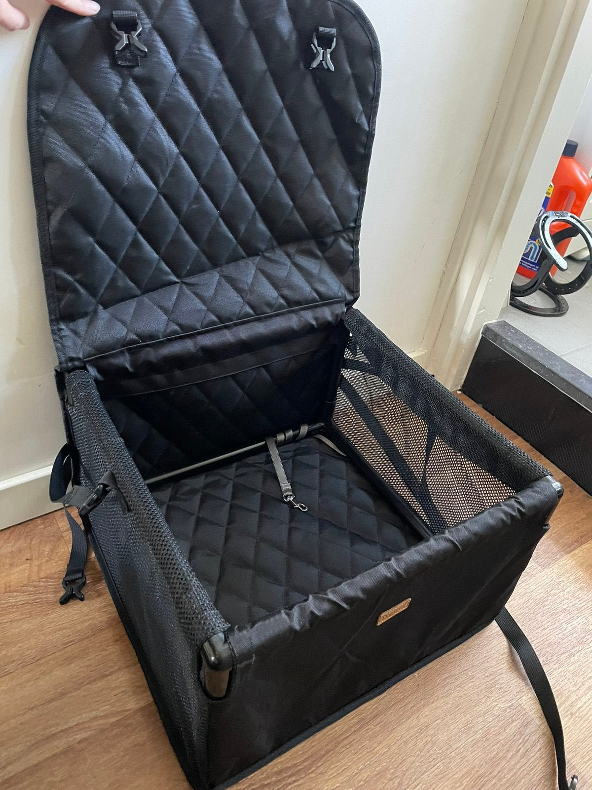 Boosterseat auto voor huisdier, Dieren en Toebehoren, Ophalen of Verzenden, Zo goed als nieuw