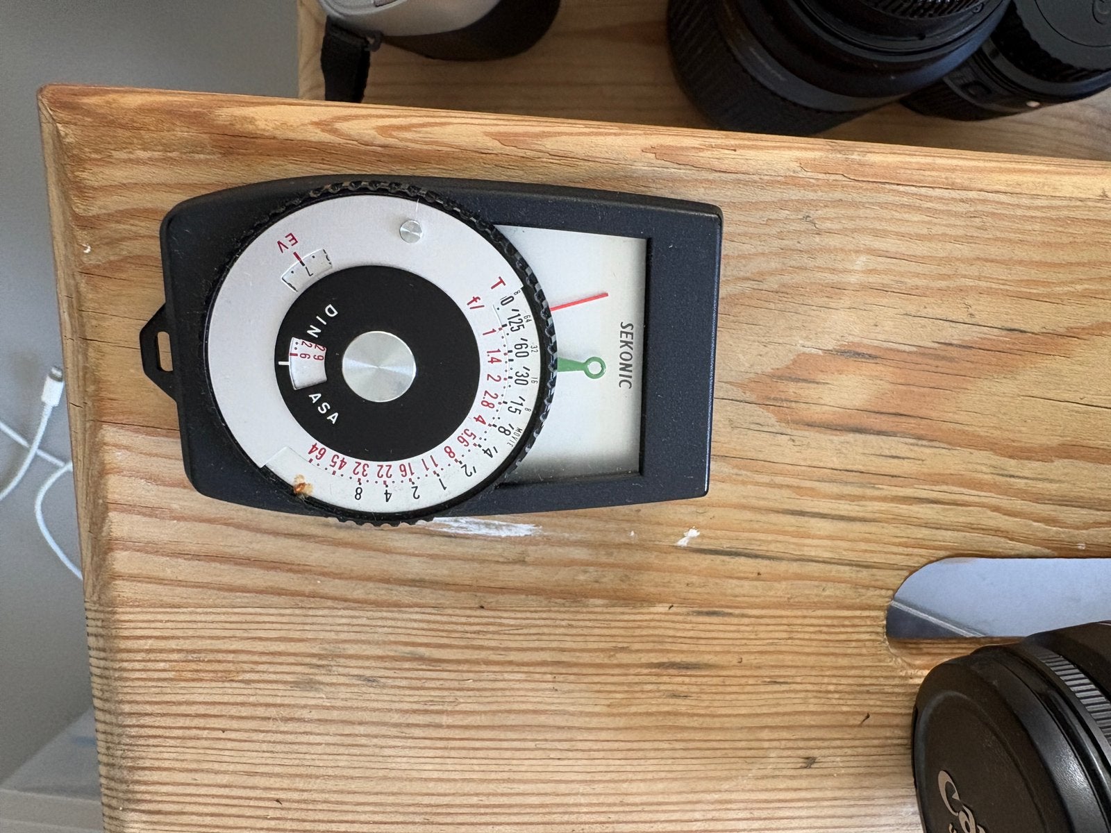 Belichtingsmeter Sekonic vintage, Ophalen of Verzenden, Zo goed als nieuw, Overige Merken, Geen optische zoom