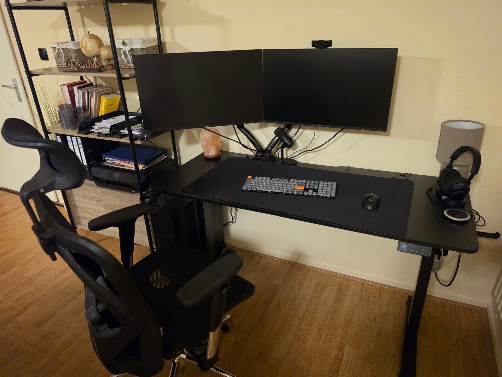 2x 27inch iiyama g master / iiyama monitor arm + webcam, Ophalen of Verzenden, Nieuw, Quad HD (2K), IPS