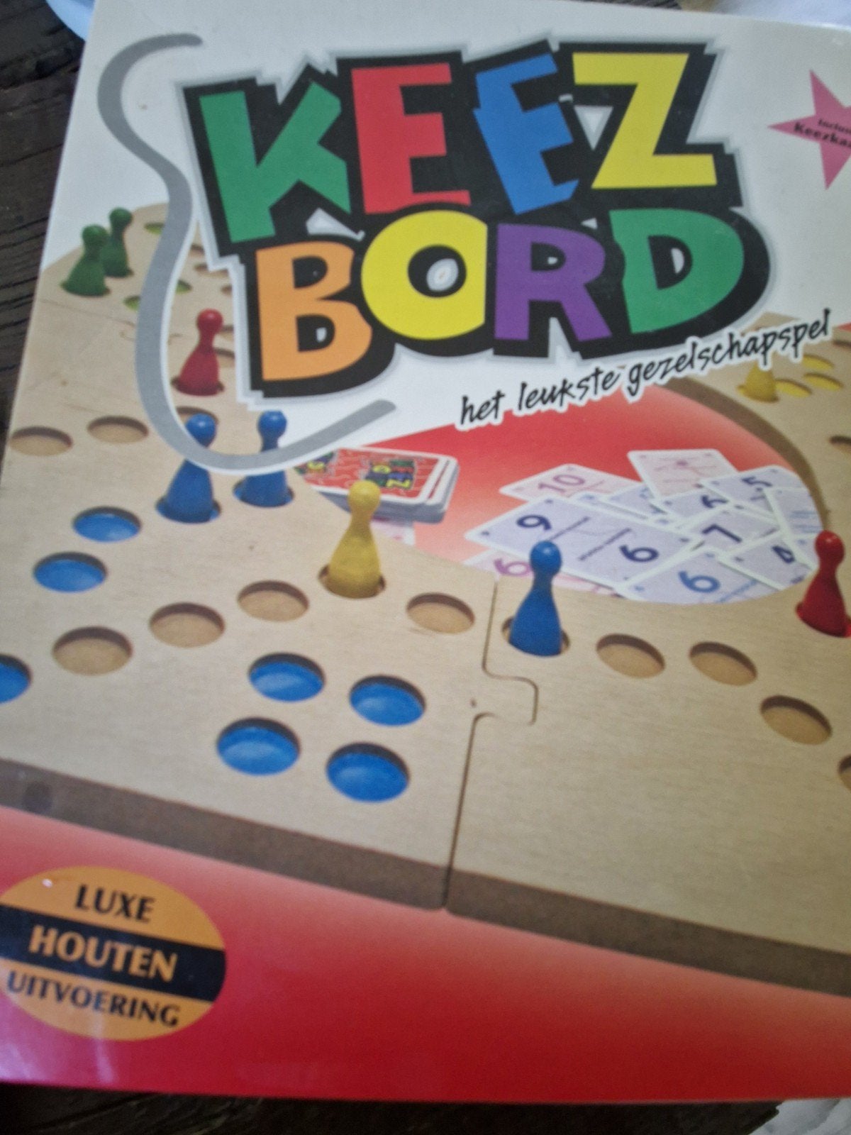 Keezbord - Luxe Houten Uitvoering nieuw, Hobby en Vrije tijd, Drie of vier spelers, Ophalen, Nieuw, Onbekend