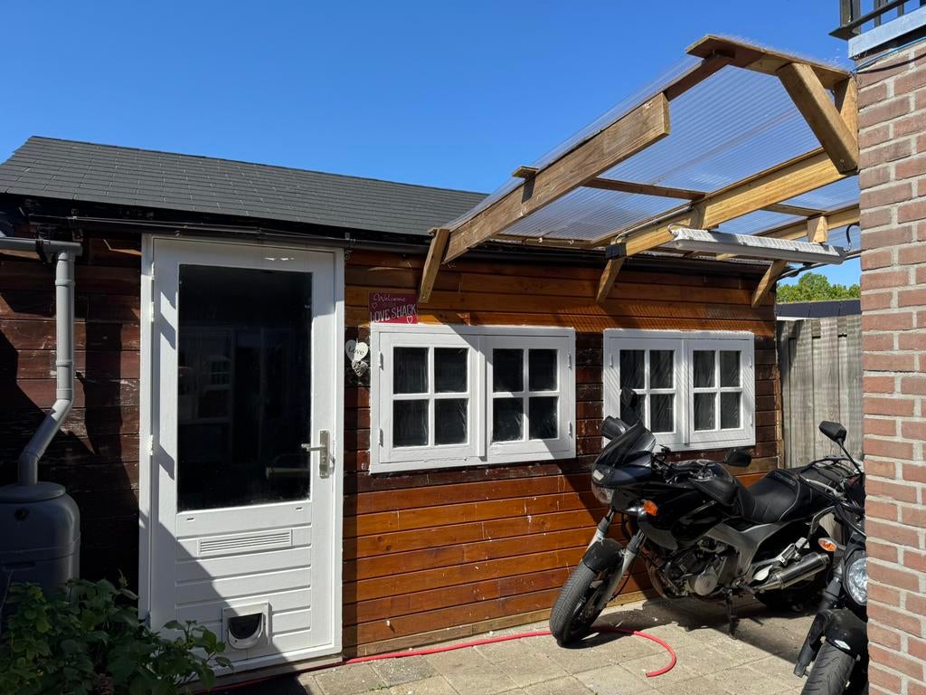 Tuinhuis 5x3.5m, Ophalen, Tuinhuis, 250 tot 500 cm, 2 ramen