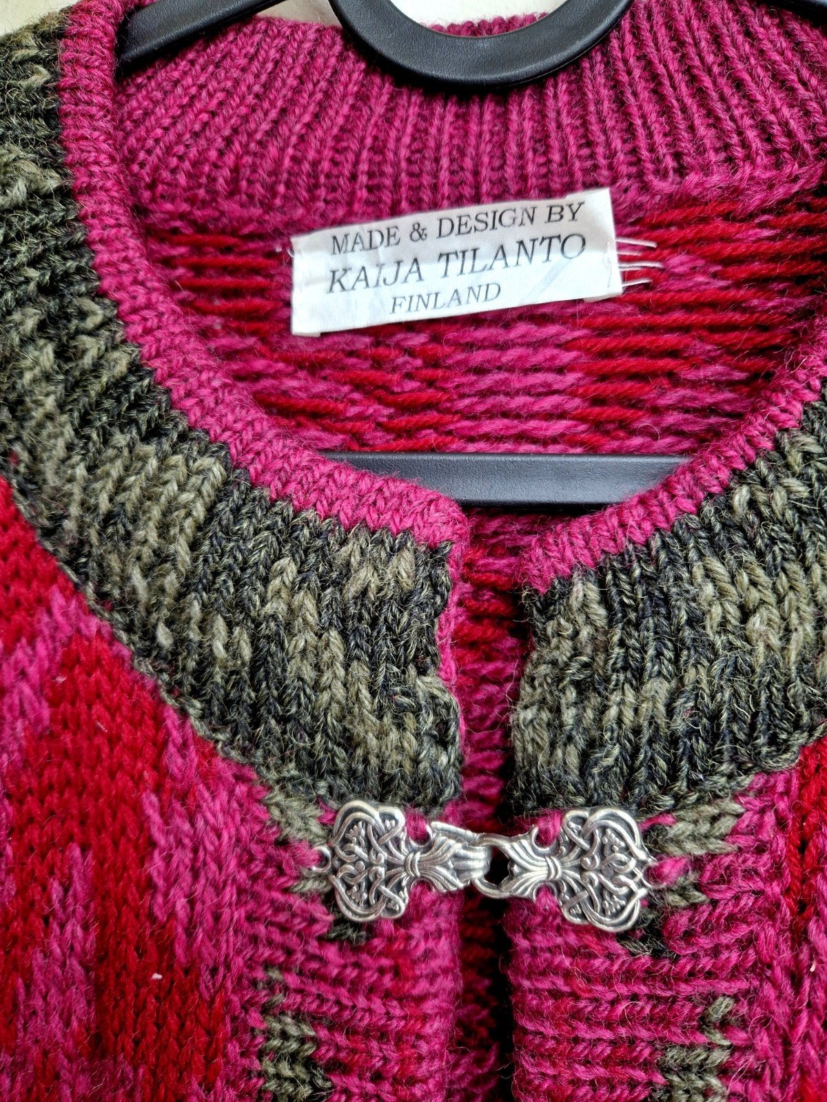 heerlijk zachte dikke vintage noorse stijl vest, Verzenden, Zo goed als nieuw, Maat 42/44 (L), Meerkleurig