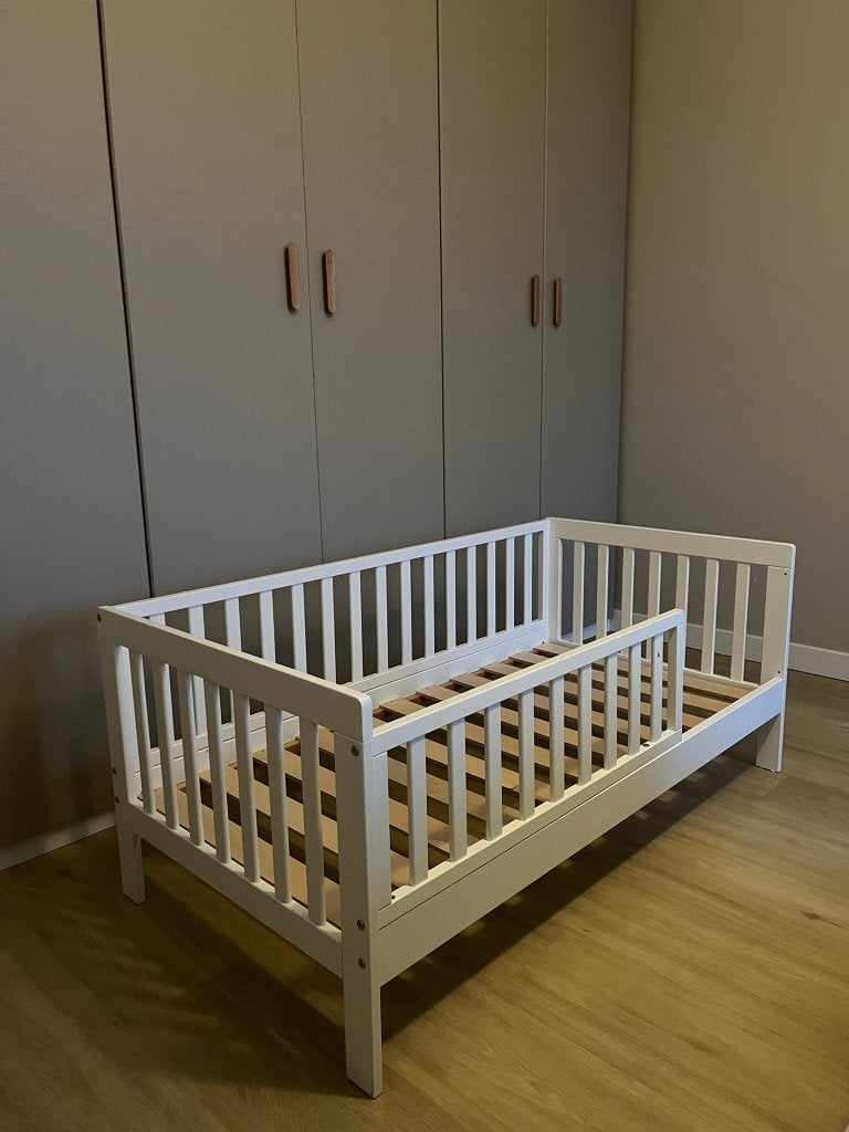 Petit Amelie Peuterbed (140x70) + complete uitzet!, Ophalen, Gebruikt, 70 tot 85 cm, 140 tot 160 cm