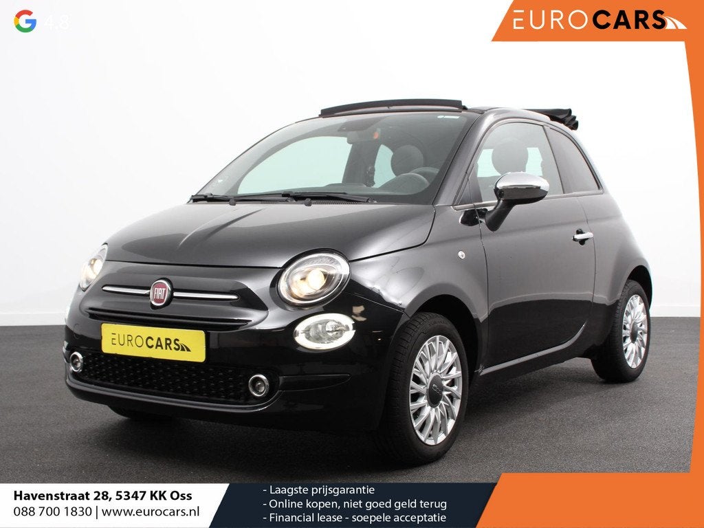 Fiat 500 C 1.0 Hybrid Bellavita Navigatie Climate Control Ap, Voorwielaandrijving, Stof, Gebruikt, Euro 6