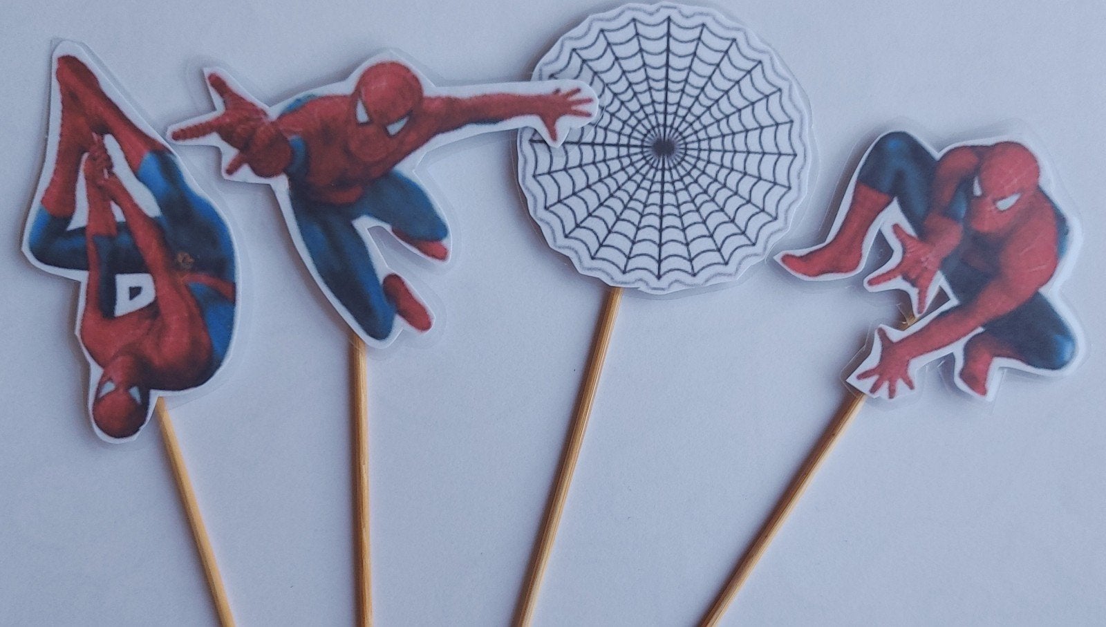 Spiderman traktatie prikker, Ophalen of Verzenden, Nieuw, Versiering, Verjaardag