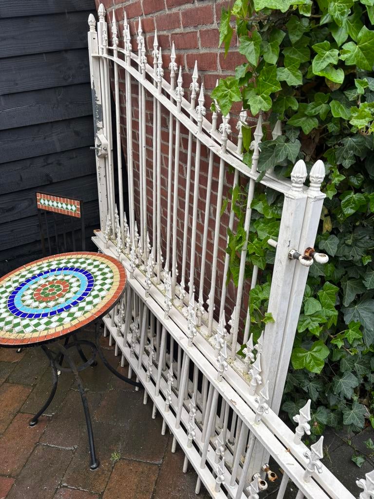 Sier hekwerk, Ophalen, Met poort, Gebruikt, Sierhekwerk