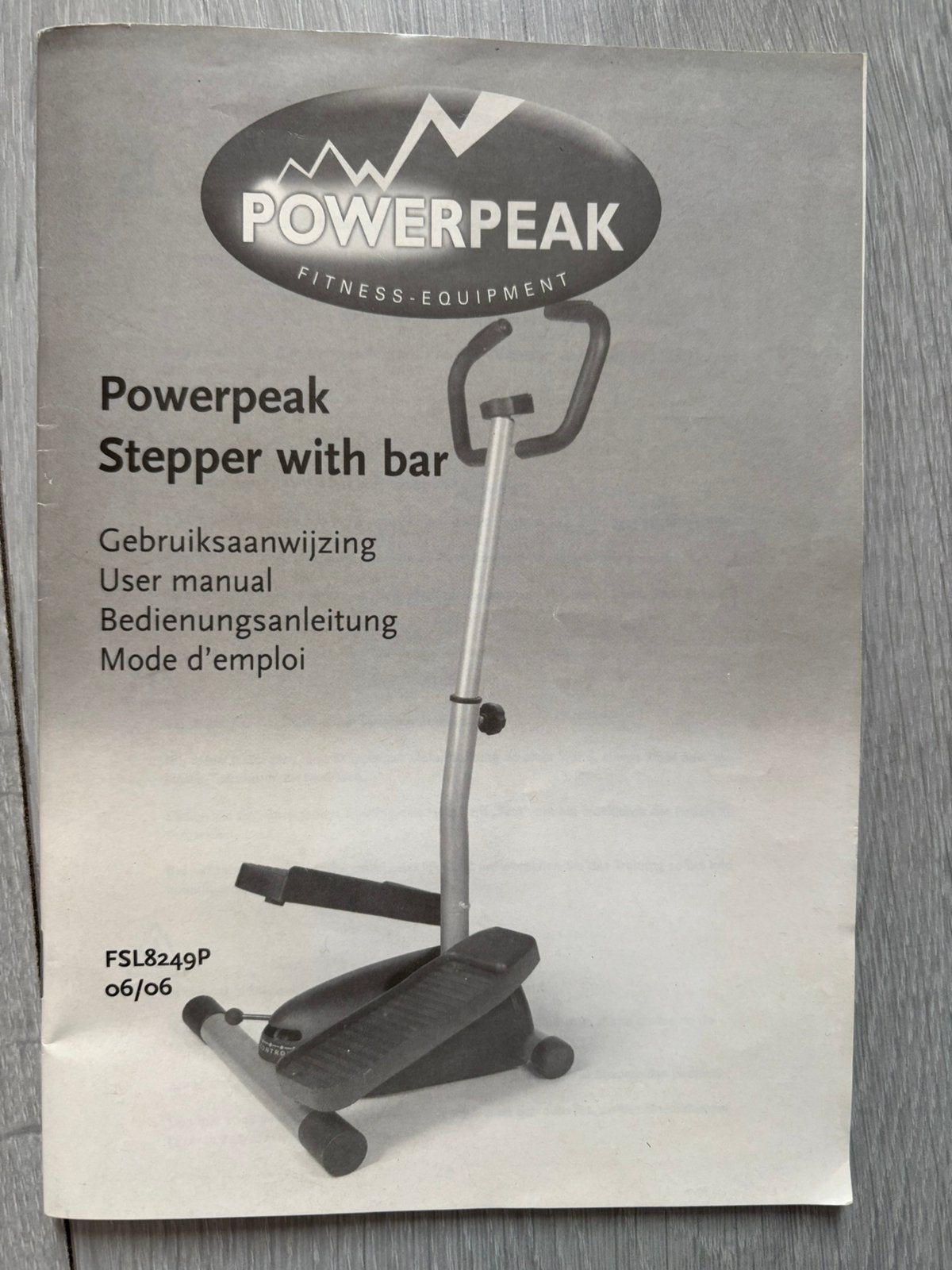 Powerpeak stepper, Ophalen, Gebruikt, Stepapparaat