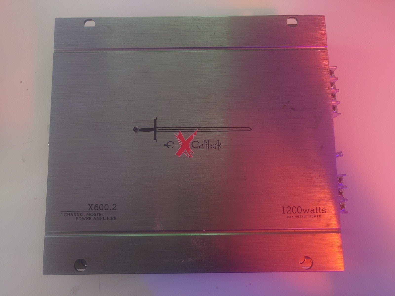 XCalibur X600.2 2-kanaals MOSFET eindversterker 1200W, Ophalen of Verzenden