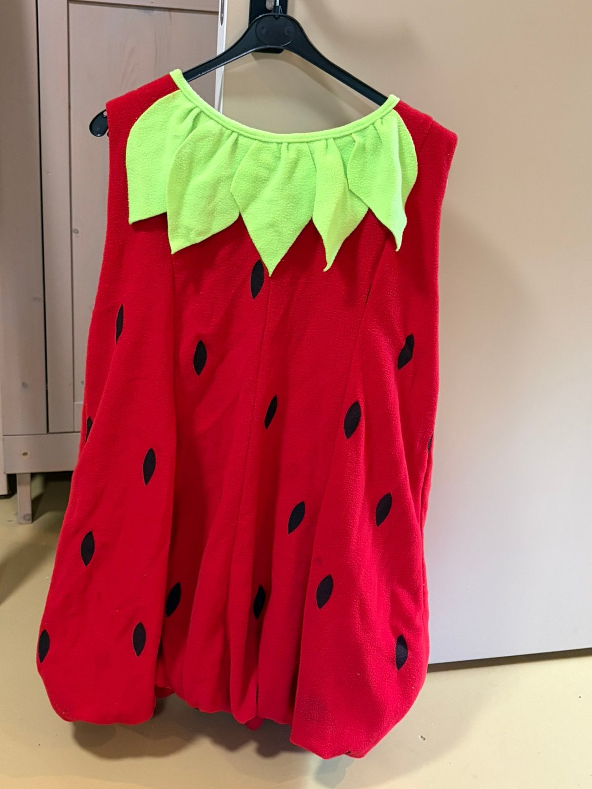 Carneval/feestpak Aardbei,  one size, Ophalen, Zo goed als nieuw, Jongen of Meisje