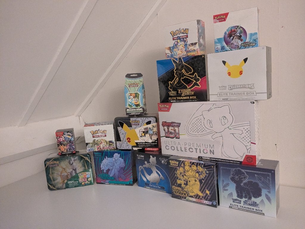 Grote Sealed Pokémon Verzameling | 151, Celebrations en meer, Hobby en Vrije tijd, Verzamelkaartspellen | Pokémon, Ophalen, Zo goed als nieuw