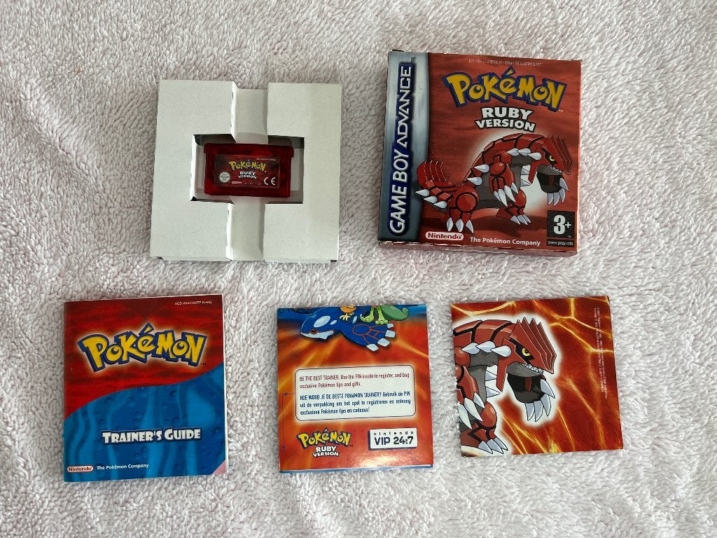 Pokémon Ruby, Spelcomputers en Games, Games | Nintendo Game Boy, Avontuur en Actie, 1 speler, Ophalen of Verzenden, Zo goed als nieuw