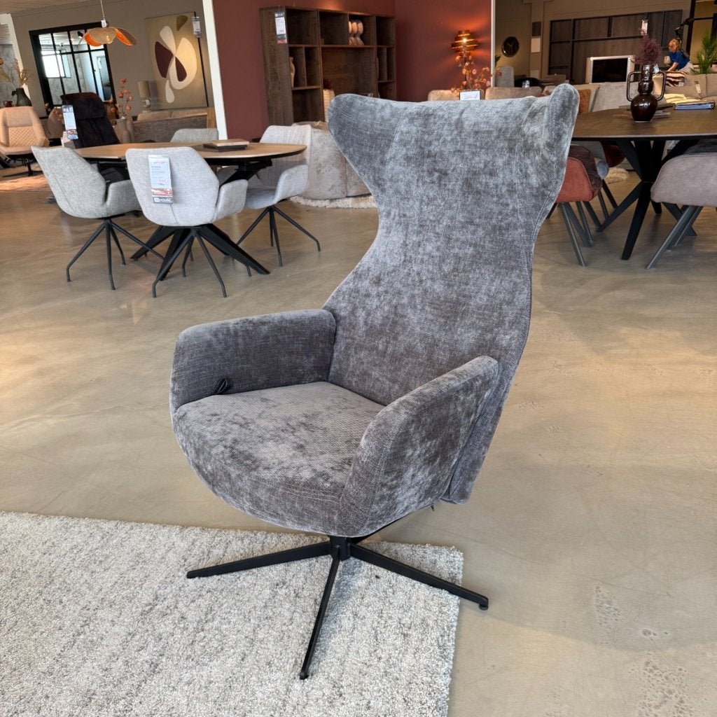 Relaxfauteuil Isanta - Grijs - IN.HOUSE, Niet ingevuld, Niet ingevuld, Niet ingevuld