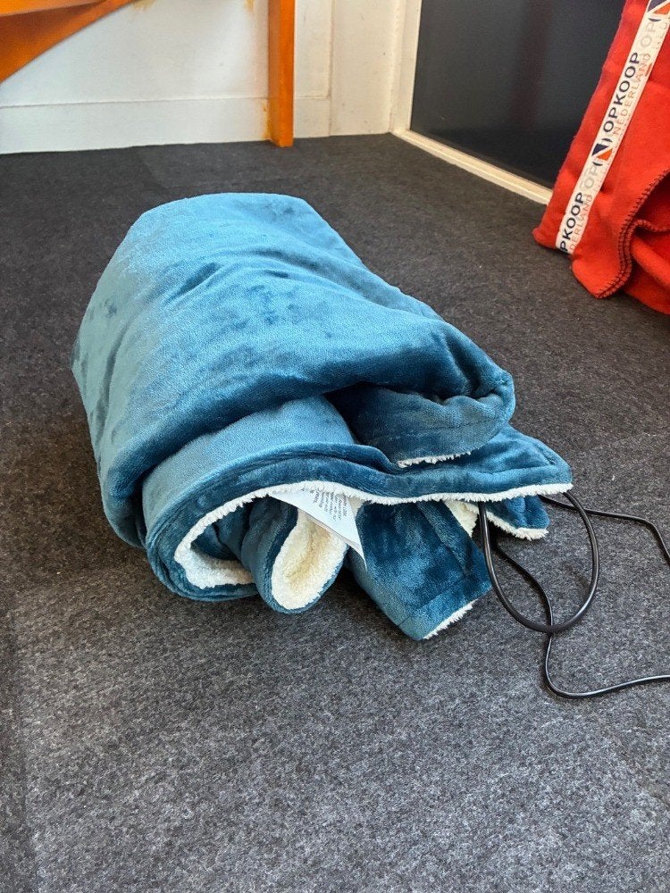 Elektrische deken Blauw, Ophalen, Eenpersoons, Blauw, Overige merken